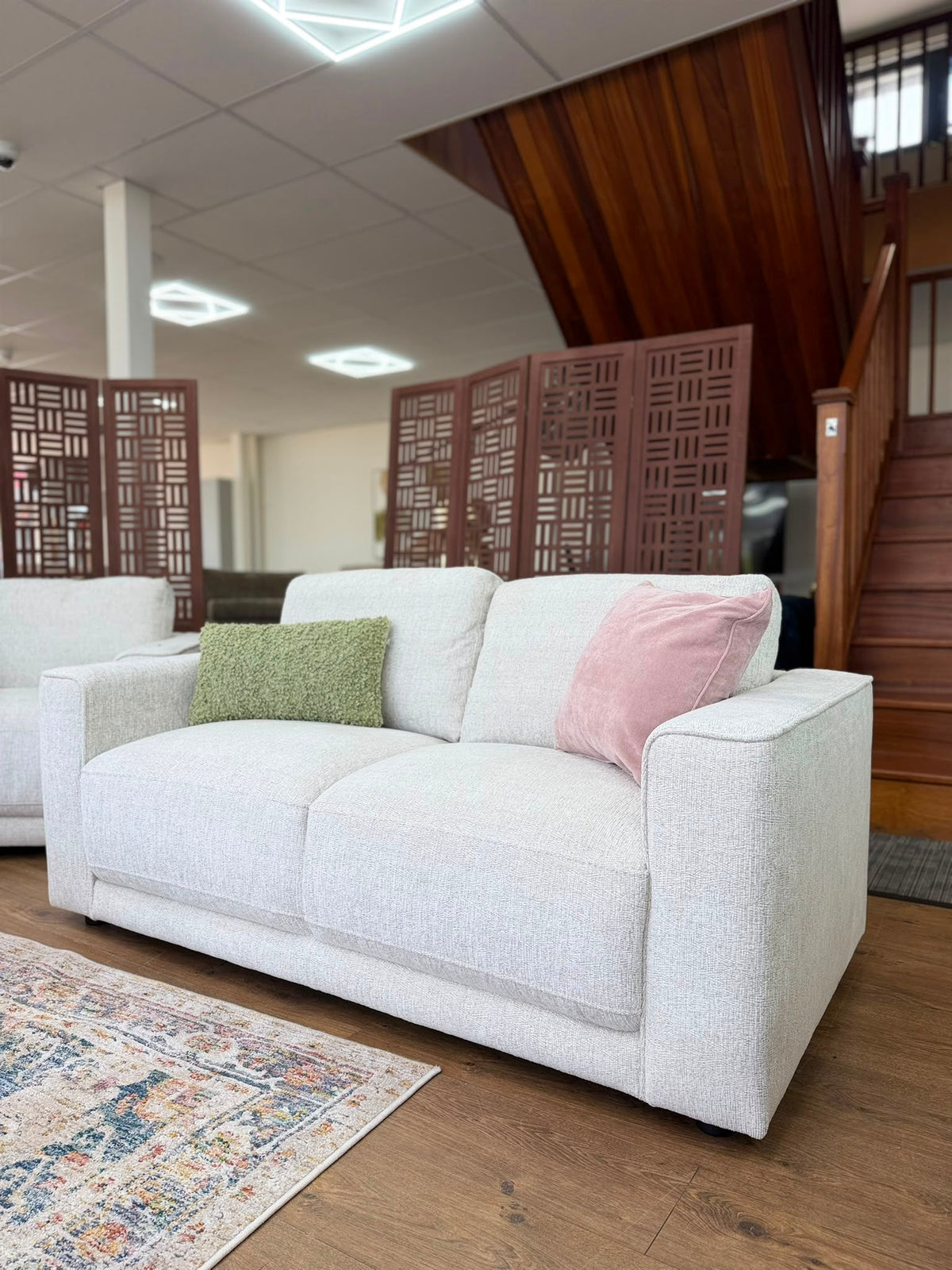 Marlow Sofa Beige 2 Seater - furniture product photograph 2