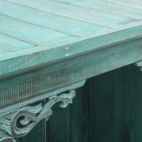 Albasia Bathroom Cabinet - Turquoise wash - WhealySimple Home