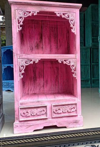 Albasia Bathroom Cabinet - Pinkwash - WhealySimple Home
