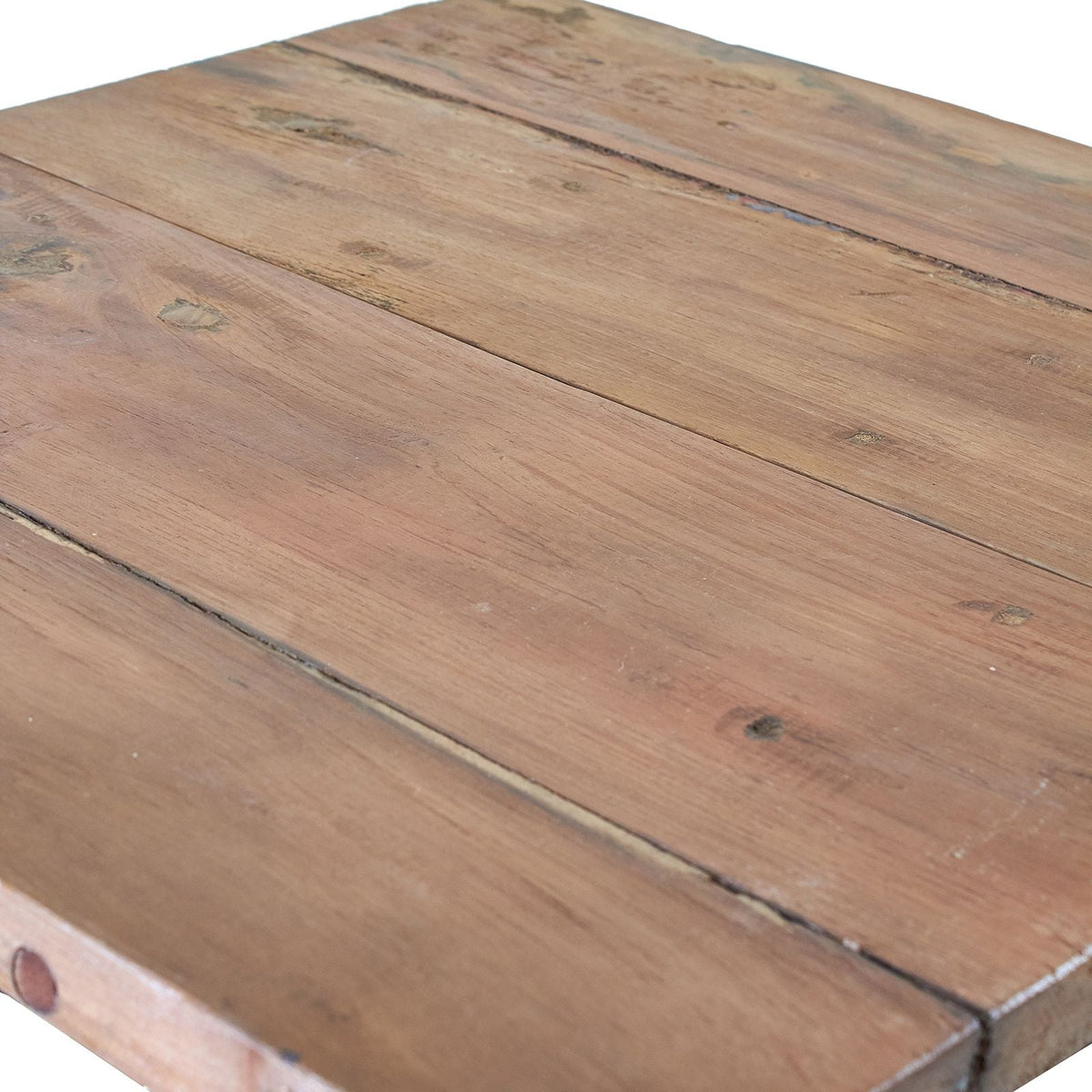 Recycled Teak Wood Square Folding Coffee Table 50x50x50cm - WhealySimple Home