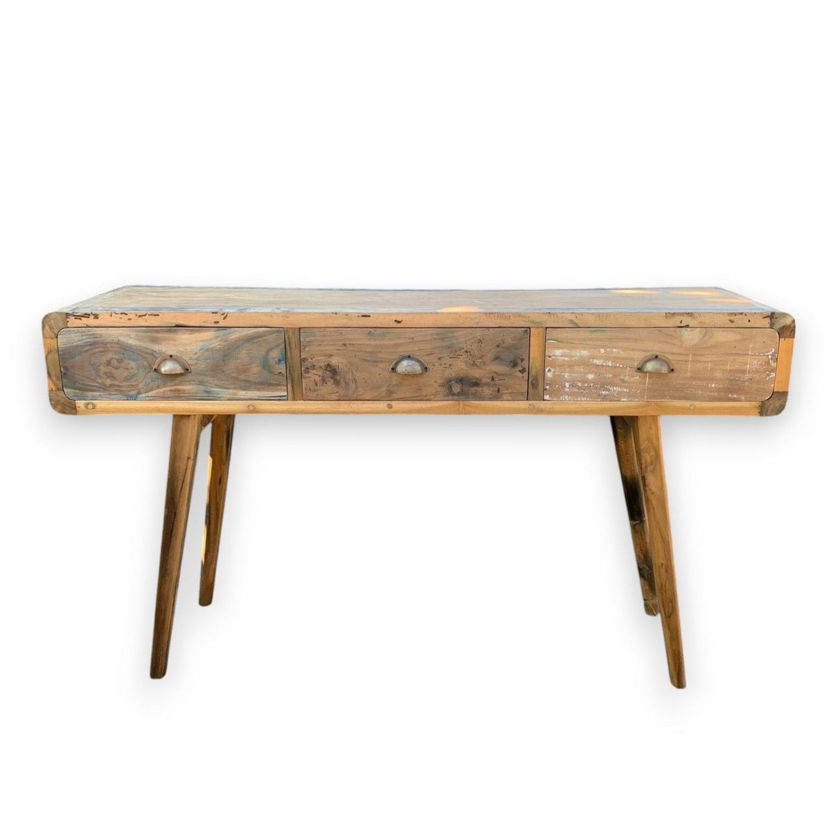 Recycled Teak Wood Console Table 150x50x80cm - WhealySimple Home