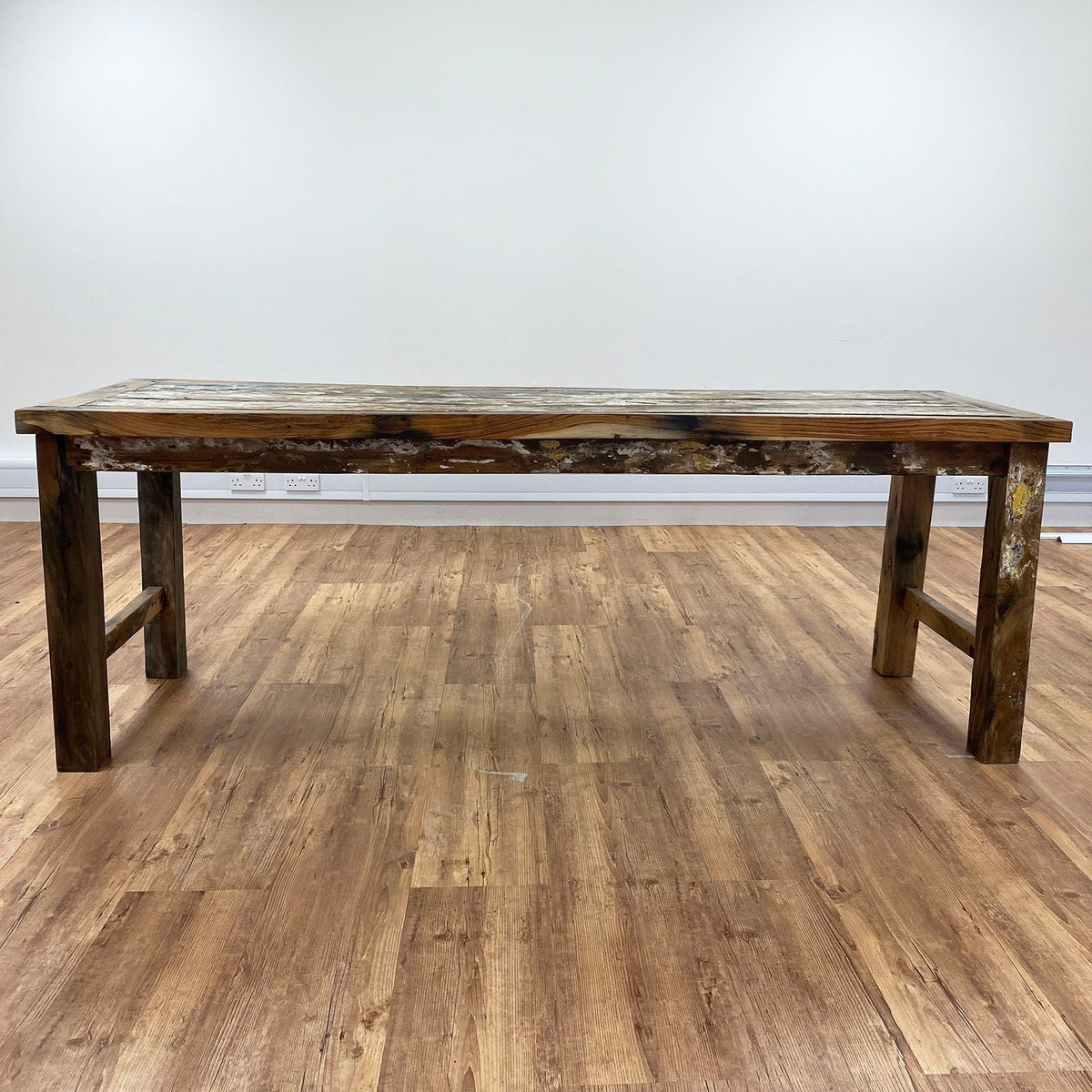 Recycled Teak Wood Dining Table 220×80x80cm - WhealySimple Home
