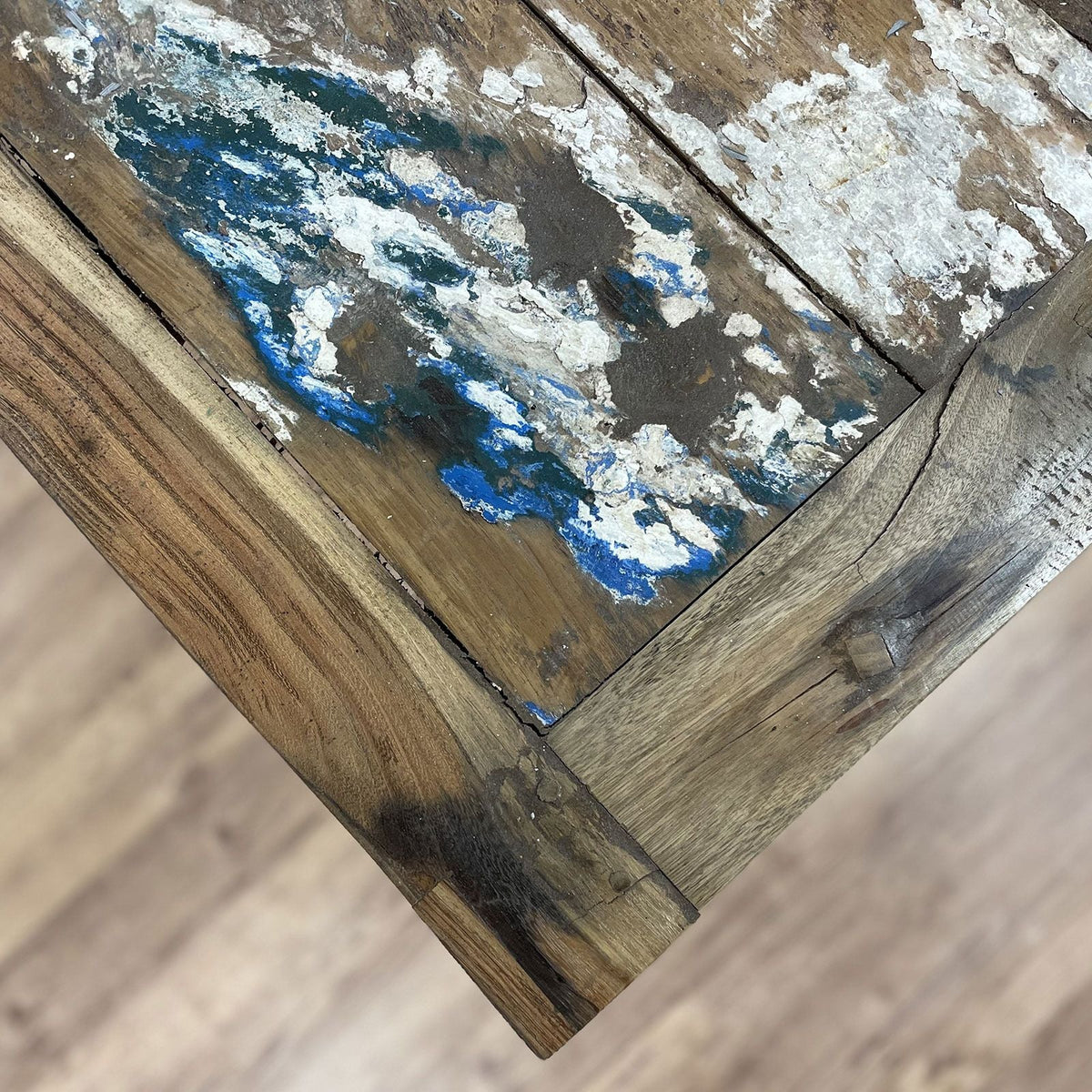 Recycled Teak Wood Dining Table 220×80x80cm - WhealySimple Home