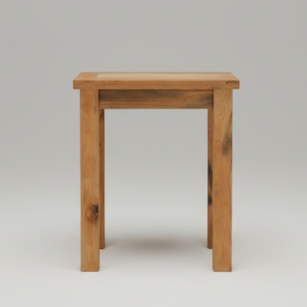 Recycled Teak Wood Tall Kitchen or Hallway Table 61×42×81cm - WhealySimple Home