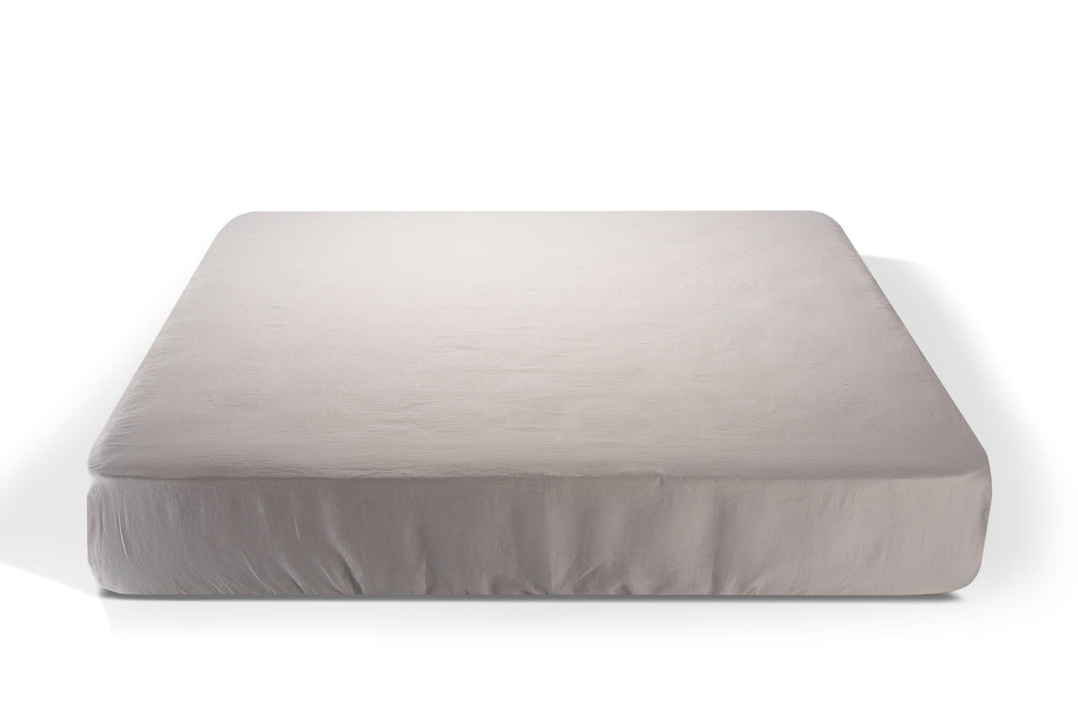 Natural Linen Fitted Sheet-1