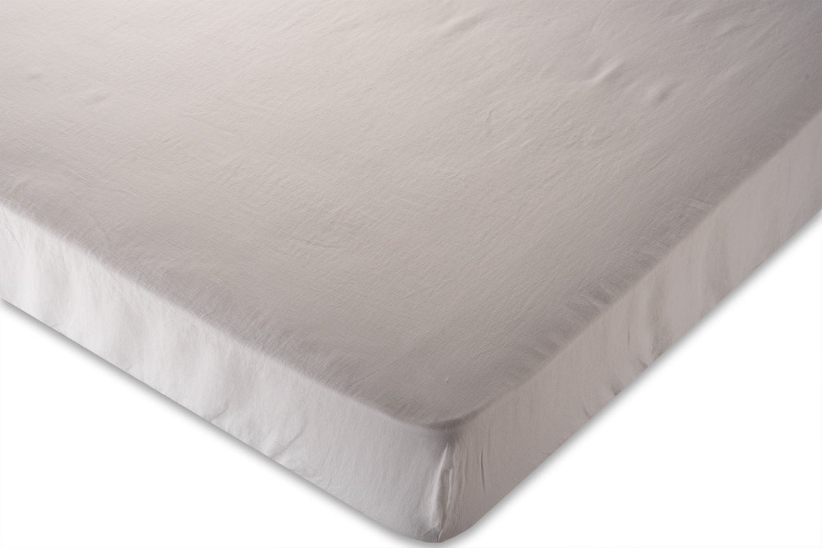Natural Linen Fitted Sheet-2